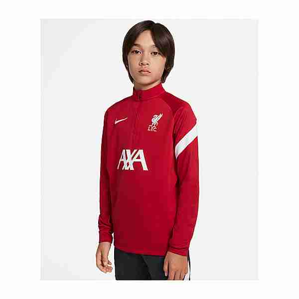 Nike FC Liverpool Drill Top Kids Funktionssweatshirt Kinder rot