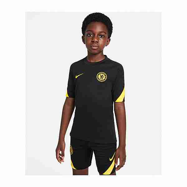 Nike FC Chelsea London Trainingsshirt Kids Fanshirt Kinder schwarz