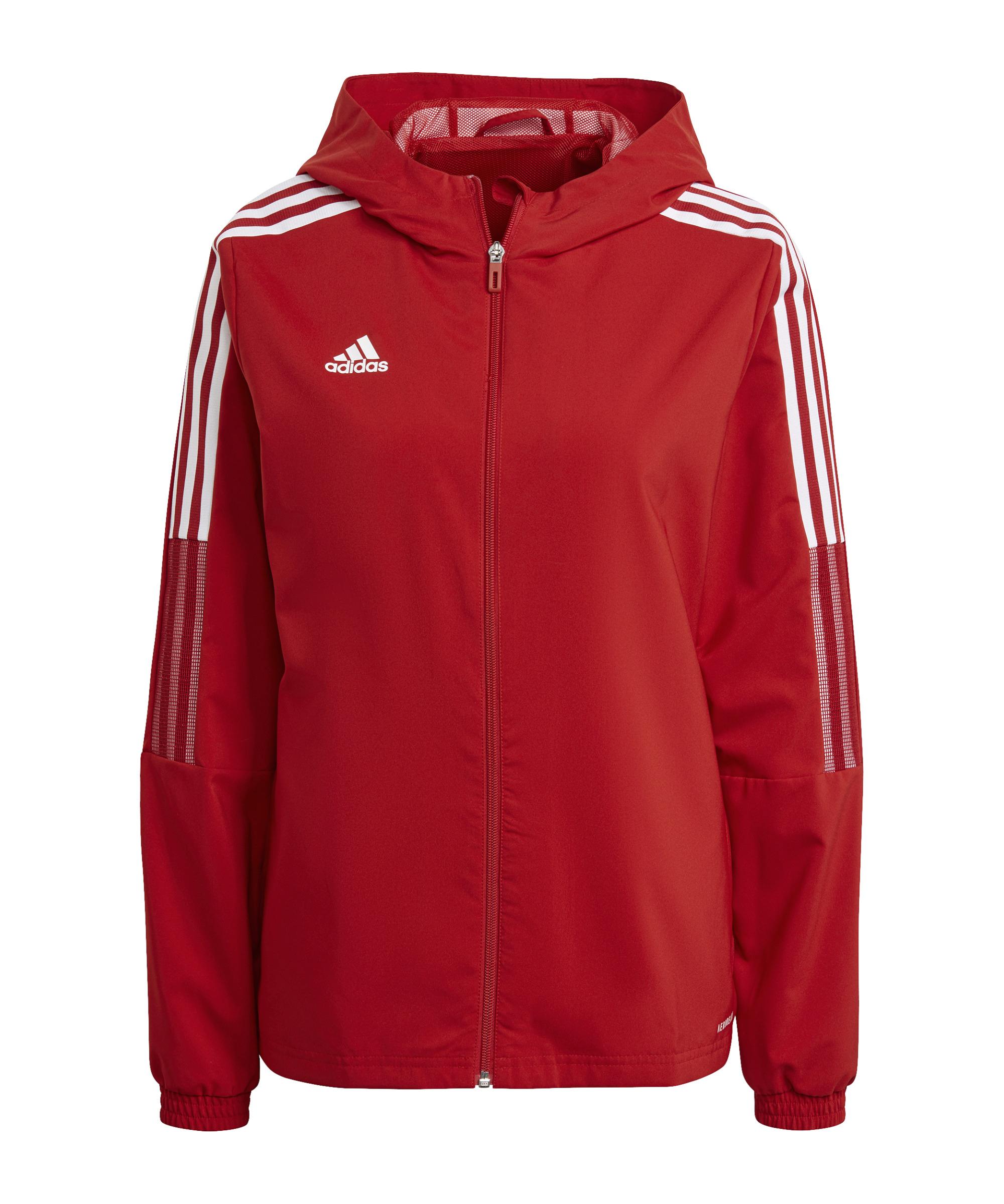 Rote adidas cheap jacke damen