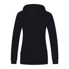 Rückansicht von JAKO Organic Kapuzenjacke Damen Trainingsjacke Damen schwarz