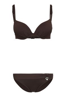 S.OLIVER Push-Up-Bikini Bikini Set Damen braun