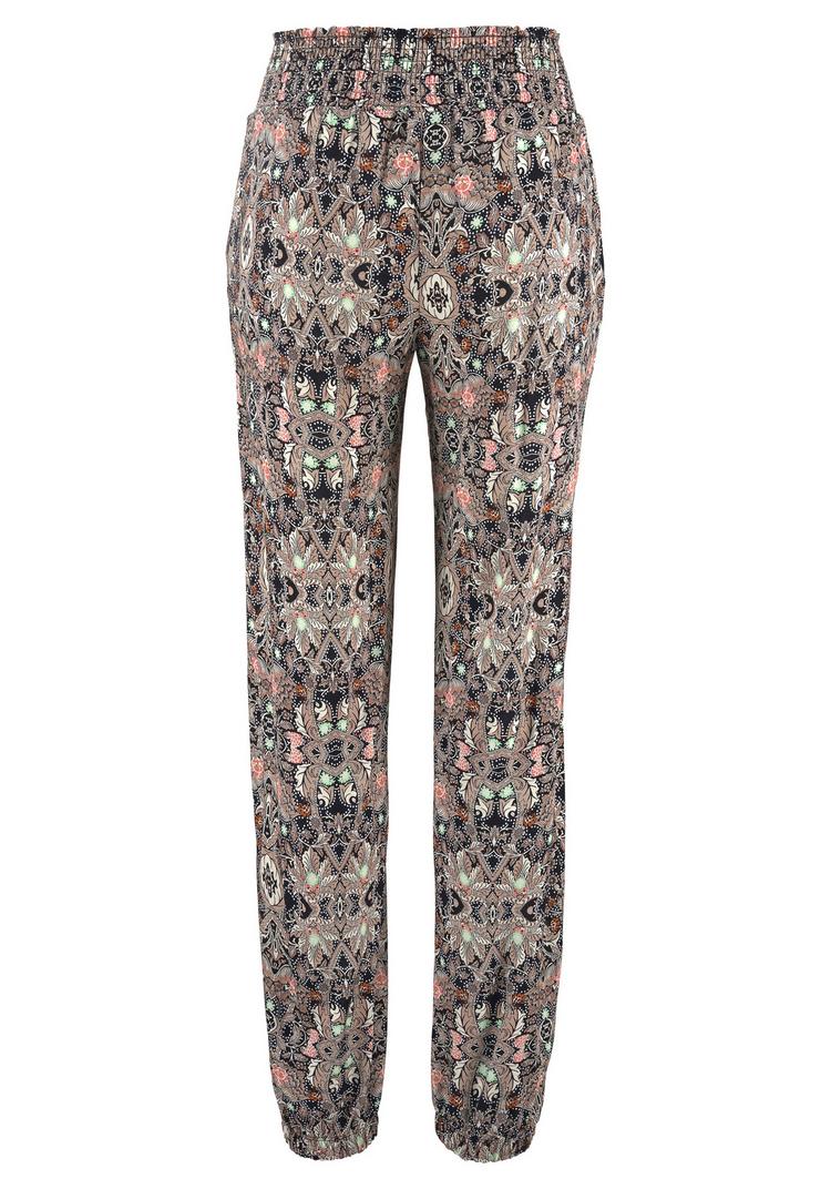 S.OLIVER S.OLIVER Strandhose Stoffhose Damen - marine-bedruckt - 0 | SportScheck