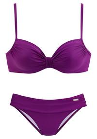 Lascana B&uuml;gel-Bikini Bikini Set Damen - fuchsia