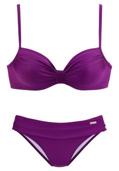 Lascana B&uuml;gel-Bikini Bikini Set Damen fuchsia