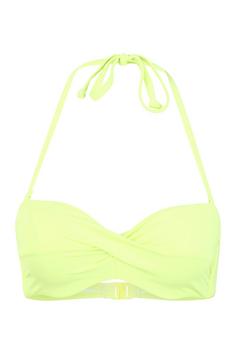 S.OLIVER Bandeau-Bikini-Top Bikini Oberteil Damen lime