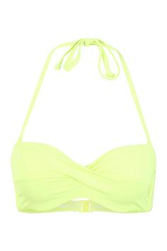 S.OLIVER Bandeau-Bikini-Top Bikini Oberteil Damen lime