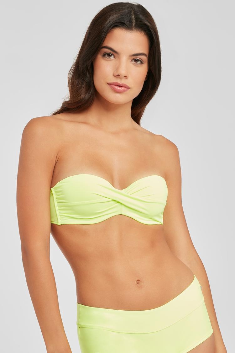 S.OLIVER S.OLIVER Bandeau-Bikini-Top Bikini Oberteil Damen - lime - 0 | SportScheck