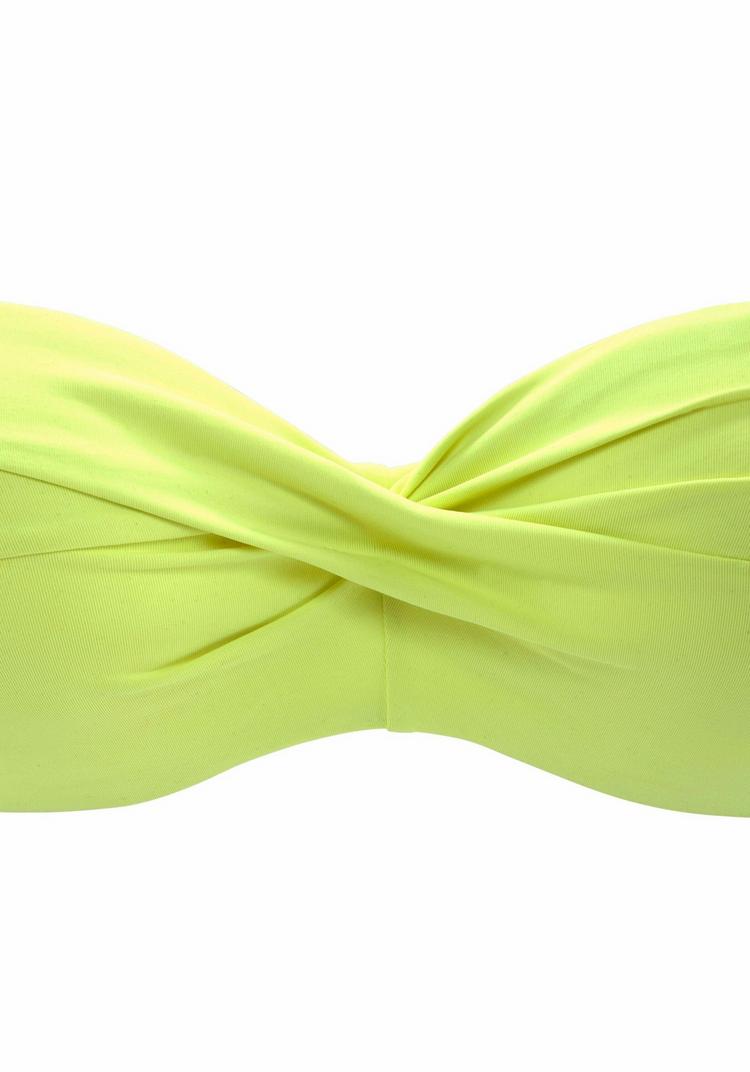 S.OLIVER S.OLIVER Bandeau-Bikini-Top Bikini Oberteil Damen - lime - 4 | SportScheck