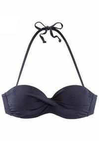 S.OLIVER Bandeau-Bikini-Top Bikini Oberteil Damen - marine