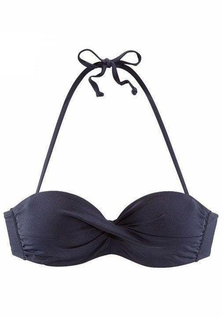 S.OLIVER S.OLIVER Bandeau-Bikini-Top Bikini Oberteil Damen - marine - 0 | SportScheck