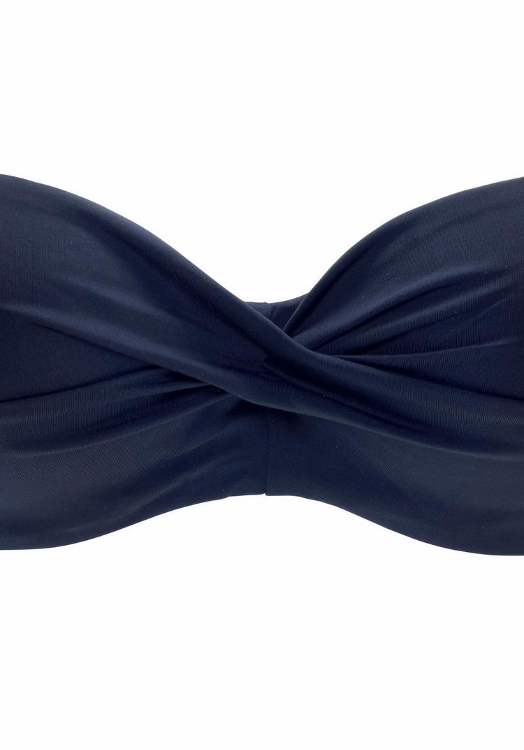 S.OLIVER S.OLIVER Bandeau-Bikini-Top Bikini Oberteil Damen - marine - 1 | SportScheck