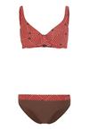 S.OLIVER B&uuml;gel-Bikini Bikini Set Damen - rot-braun