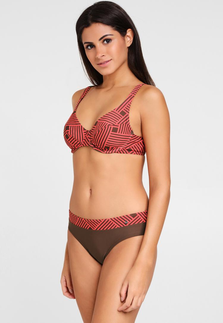 S.OLIVER S.OLIVER B&uuml;gel-Bikini Bikini Set Damen - rot-braun - 1 | SportScheck
