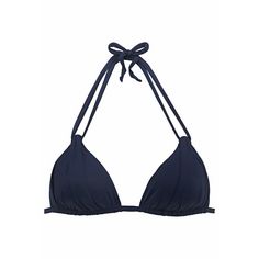 S.OLIVER Triangel-Bikini-Top Bikini Oberteil Damen marine