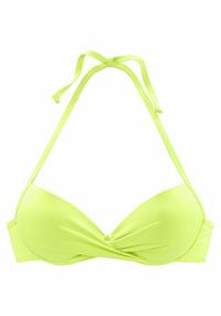 S.OLIVER Push-Up-Bikini-Top Bikini Oberteil Damen - lime