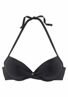 S.OLIVER Push-Up-Bikini-Top Bikini Oberteil Damen schwarz