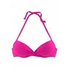 S.OLIVER Push-Up-Bikini-Top Bikini Oberteil Damen pink