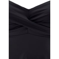 Rückansicht von S.OLIVER Bügel-Tankini-Top Bikini Oberteil Damen schwarz