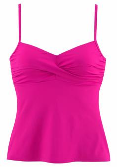 S.OLIVER Bügel-Tankini-Top Tankini Oberteil Damen pink
