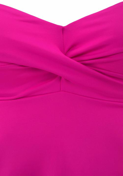 Rückansicht von S.OLIVER Bügel-Tankini-Top Bikini Oberteil Damen pink
