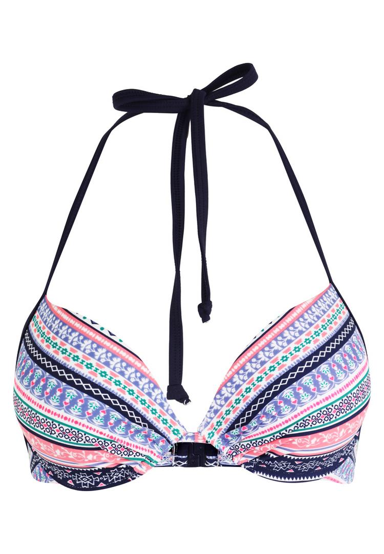 S.OLIVER S.OLIVER Push-Up-Bikini-Top Bikini Oberteil Damen - blau-ros&eacute;-gestreift - 2 | SportScheck