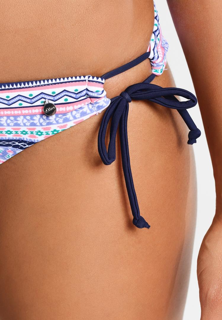 S.OLIVER S.OLIVER Bikini-Hose Bikini Hose Damen - blau-ros&eacute;-gestreift - 0 | SportScheck