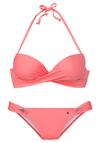 S.OLIVER Push-Up-Bikini Bikini Set Damen - peach