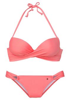 S.OLIVER Push-Up-Bikini Bikini Set Damen peach