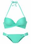 S.OLIVER Push-Up-Bikini Bikini Set Damen - t&uuml;rkis