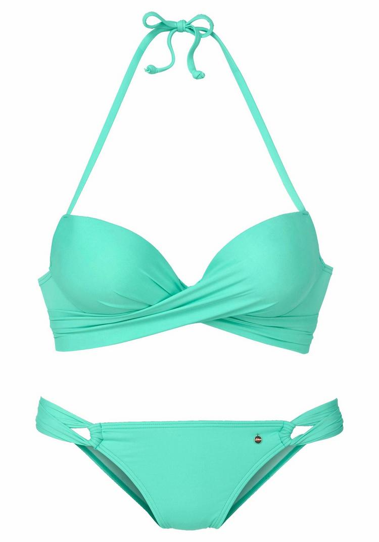 S.OLIVER S.OLIVER Push-Up-Bikini Bikini Set Damen - t&uuml;rkis - 0 | SportScheck