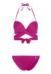 S.OLIVER Push-Up-Bikini Bikini Set Damen - fuchsia