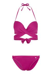 S.OLIVER Push-Up-Bikini Bikini Set Damen - fuchsia