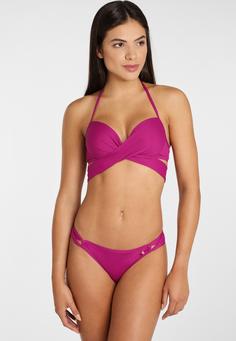 Rückansicht von S.OLIVER Push-Up-Bikini Bikini Set Damen fuchsia