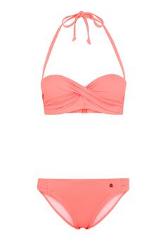S.OLIVER Bügel-Bandeau-Bikini Bikini Set Damen peach
