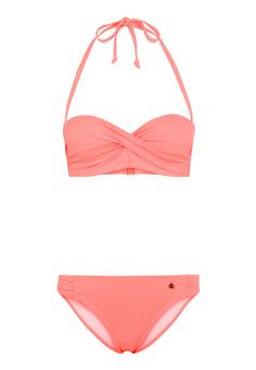 S.OLIVER Bügel-Bandeau-Bikini Bikini Set Damen peach