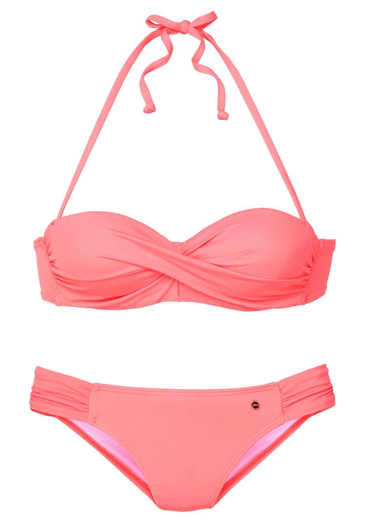 S.OLIVER S.OLIVER B&uuml;gel-Bandeau-Bikini Bikini Set Damen - peach - 2 | SportScheck