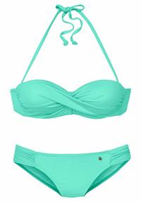 S.OLIVER B&uuml;gel-Bandeau-Bikini Bikini Set Damen - t&uuml;rkis