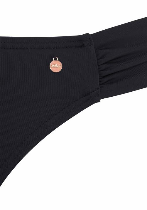 Rückansicht von S.OLIVER Bügel-Bandeau-Bikini Bikini Set Damen schwarz