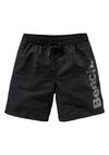 Bench Badeshorts Badehose Herren - schwarz