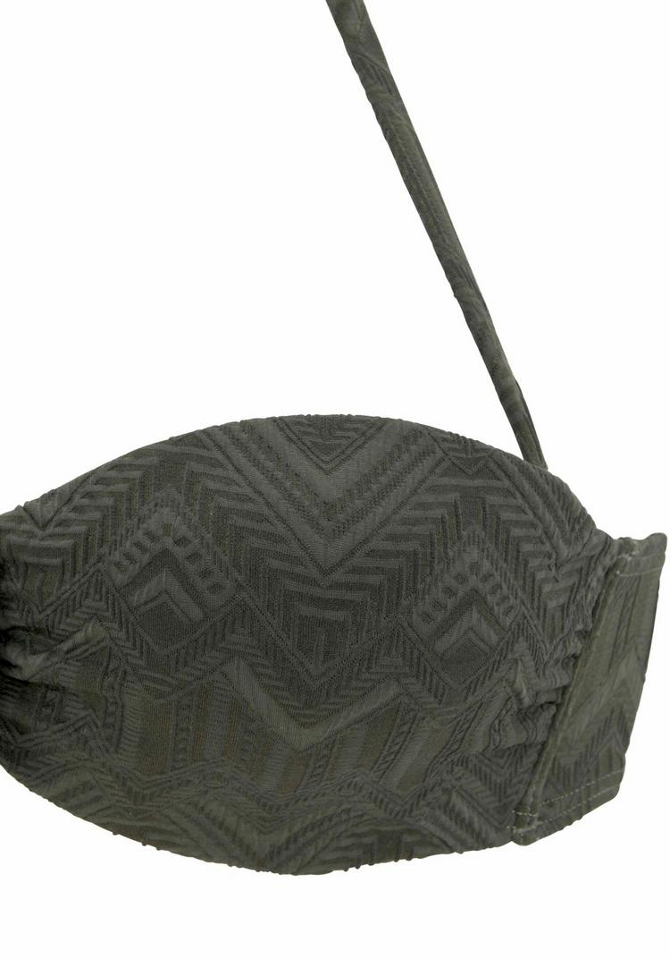 Buffalo Buffalo B&uuml;gel-Bandeau-Bikini Bikini Set Damen - oliv - 0 | SportScheck