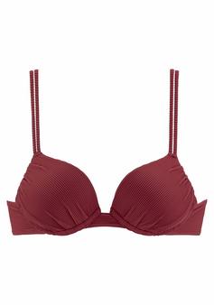 sunseeker Push-Up-Bikini-Top Bikini Oberteil Damen rostrot