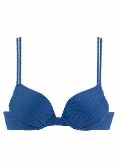 sunseeker Push-Up-Bikini-Top Bikini Oberteil Damen blau