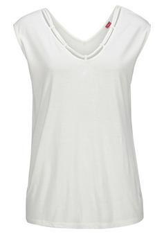 S.OLIVER T-Shirt T-Shirt Damen creme