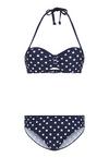 Lascana B&uuml;gel-Bandeau-Bikini Bikini Set Damen - marine-wei&szlig;