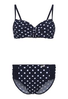 Lascana Bügel-Bikini Bikini Set Damen marine-weiß