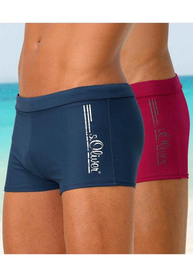 S.OLIVER S.OLIVER Boxer-Badehose Badehose Herren - rot - 0 | SportScheck