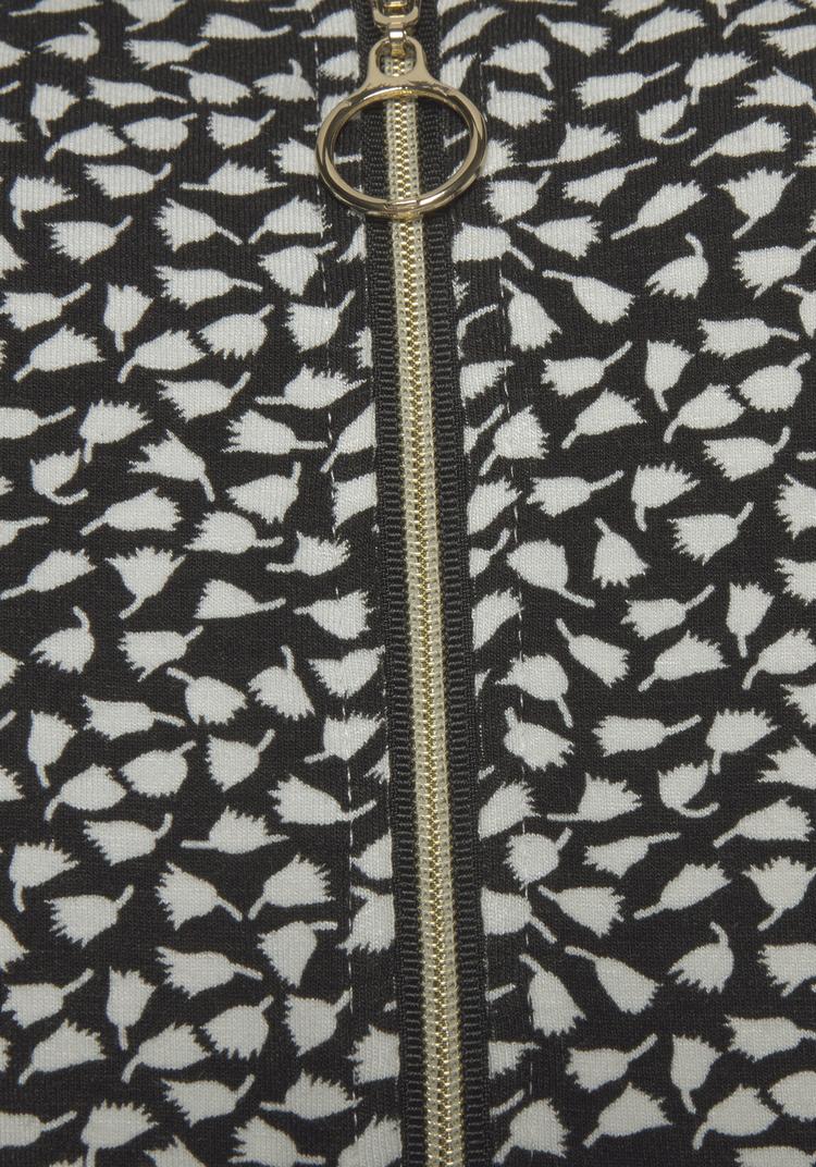 S.OLIVER S.OLIVER Sommerkleid Tr&auml;gerkleid Damen - schwarz-creme-bedruckt - 1 | SportScheck