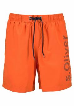 S.OLIVER Badeshorts Badeshorts Herren orange