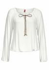 S.OLIVER Strandshirt T-Shirt Damen - creme