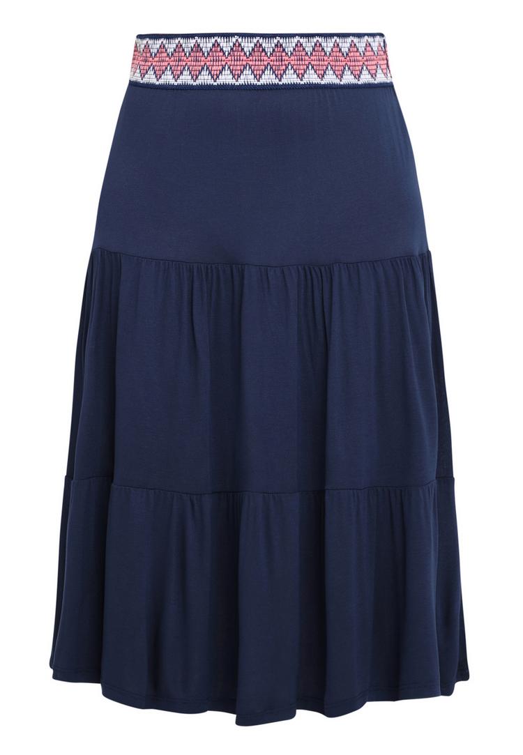 S.OLIVER S.OLIVER Jerseyrock Minirock Damen - blau - 0 | SportScheck